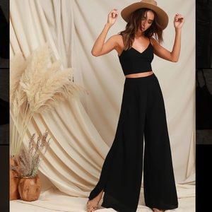 Out Tonight Black Two-Piece Jumpsuit